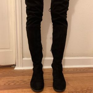 Black Over The Knee Boots